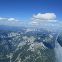 Flugwegposition um 14:32:55: Aufgenommen in der Nähe von Eisenerz, Österreich in 2615 Meter